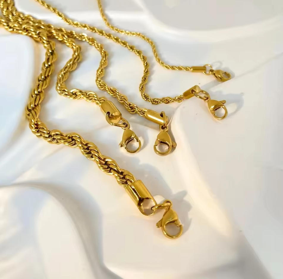 Charmé & Belle Gold plated necklace 60CM