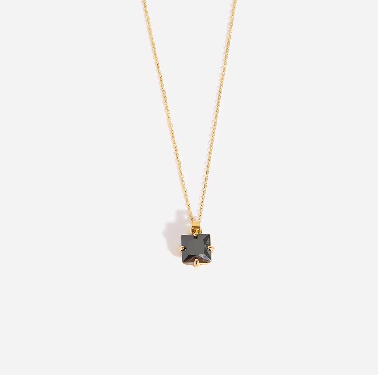 Charmé & Belle's elegant gold plated necklace with hanger